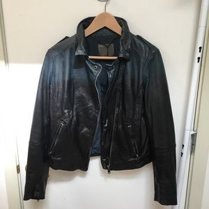 NWT Muubaa Salazar Leather Jacket 6 US/10 UK